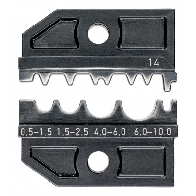 Matrices pour 97 43 200 - Sertissage pour cosses tubulaires de 0,5 à 10mm² - KNIPEX | 97 49 14