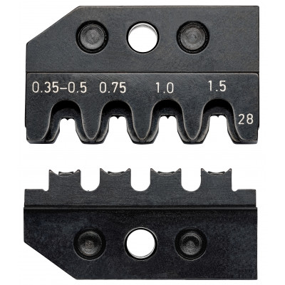 Matrices pour 97 43 200 - Sertissage cosses AMP Superseal 1.5 Tyco Electronics - KNIPEX | 97 49 28