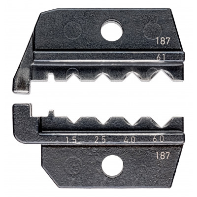 Matrices pour 97 43 200 - Sertissage contacts tournés 1,5 / 2,5 / 4 / 6mm² - KNIPEX | 97 49 61