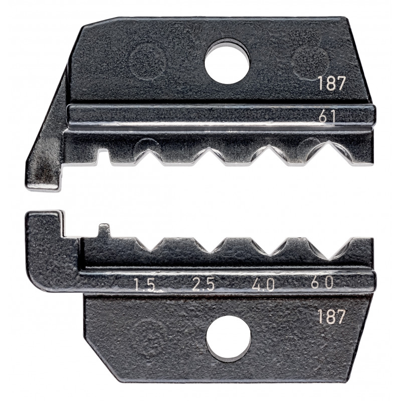 Matrices pour 97 43 200 - Sertissage contacts tournés 1,5 / 2,5 / 4 / 6mm² - KNIPEX | 97 49 61