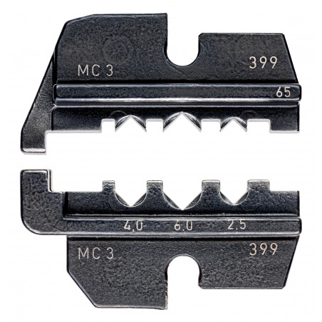 Matrices pour 97 43 200 - Sertissage connecteurs solaires MC3 de 2,5 /6mm² - KNIPEX | 97 49 65