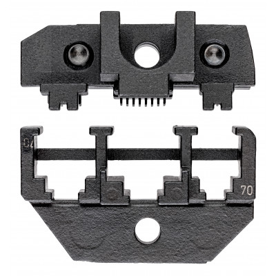Matrices pour 97 43 200 - Sertissage pour fiche Western RJ 10 / 11 / 12 / 45 - KNIPEX | 97 49 70
