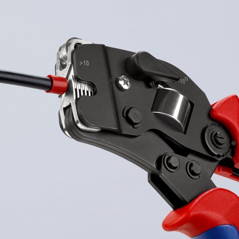 Pince à sertir automatique embouts de câble accès frontal 0,08 -16mm² -  KNIPEX