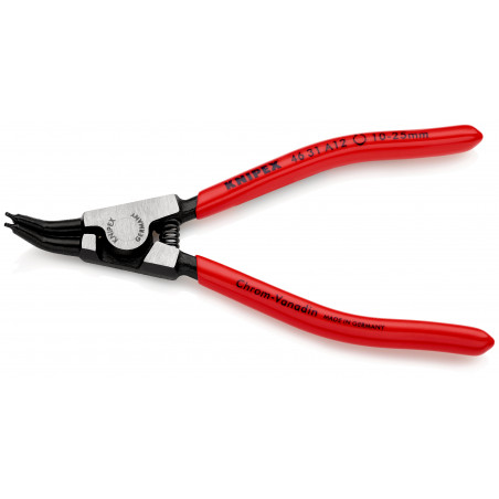 Pince pour circlips extérieurs coudée à 45° de 10 à 25mm - Gainage PVC - KNIPEX | 46 31 A12