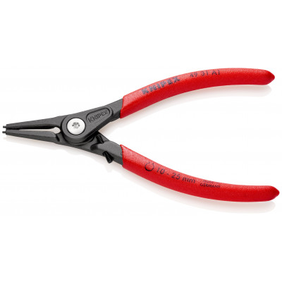 Pince circlips extérieurs de 10 à 25mm + vis de réglage - 140mm - Gainage PVC - KNIPEX | 49 31 A1