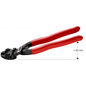 Coupe boulons compact CoBolt® 200mm coudé - Gainage PVC - KNIPEX | 71 21 200