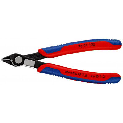 Pince coupante électronique Super Knips® petit biseau 125mm - Serre-fils - KNIPEX | 78 91 125