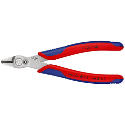 Pince coupante électronique Super Knips® XL 140mm - Gainage bi-matière - KNIPEX | 78 03 140