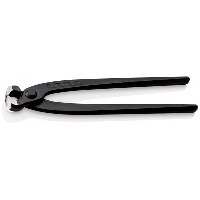 Tenaille russe 220mm noire - Tête polie étroite 12mm - Capacité de coupe 2,4mm - KNIPEX | 99 00 220 K12