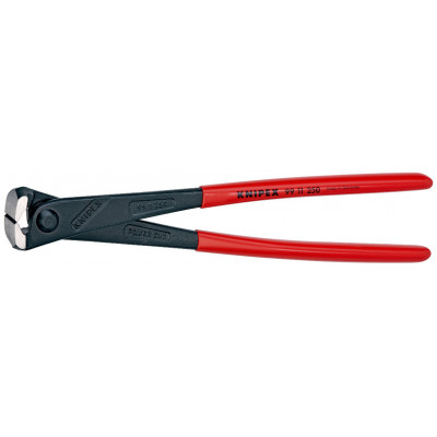 Tenaille russe 250mm démultipliée gainée - Tête polie - Capacité 3,3mm - KNIPEX | 99 11 250