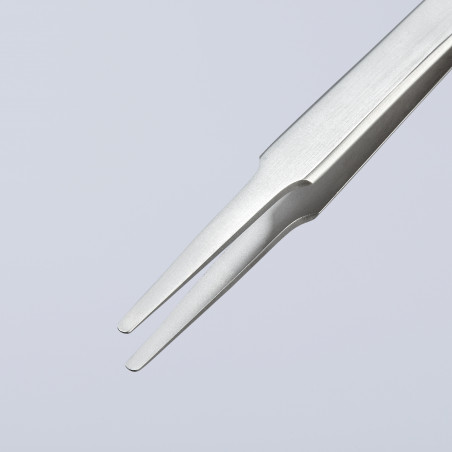 Brucelle de précision 120mm droite - Forme ronde effilée - Acier inoxydable - KNIPEX | 92 52 23