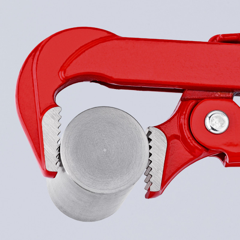 Clé serre-tubes 420mm avec mâchoires coudées à 90° - Capacité 60mm - KNIPEX | 83 10 015