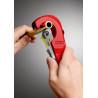 Coupe-tubes TubiX® système QuickLock - Ø 6-35 mm épaisseur max 2 mm - Sur carte - KNIPEX | 90 31 02 BK