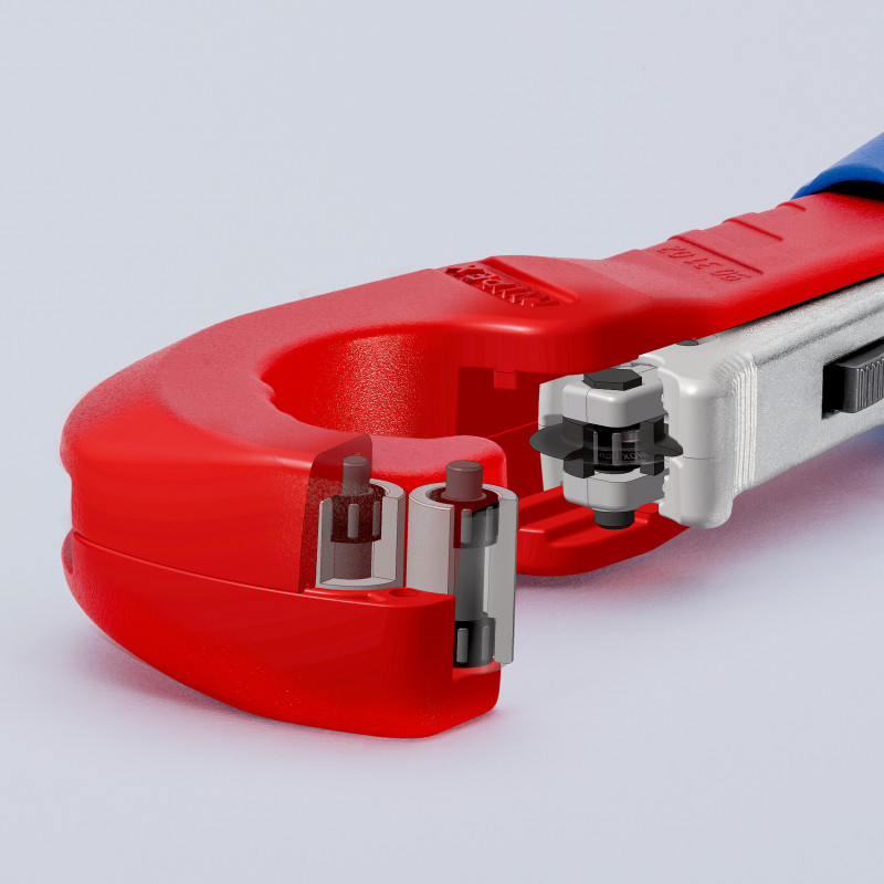 Coupe-tubes TubiX® système QuickLock - Ø 6-35 mm épaisseur max 2 mm - Sur carte - KNIPEX | 90 31 02 BK