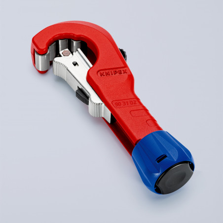 Coupe-tubes TubiX® système QuickLock - Ø 6-35 mm épaisseur max 2 mm - Sur carte - KNIPEX | 90 31 02 BK