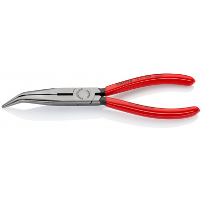 Pince à becs demi-ronds 200mm coudés 40° - Gainage PVC - KNIPEX | 26 21 200