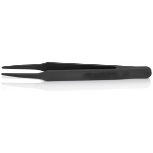 Pince brucelle en plastique 115mm ESD - KNIPEX | 92 09 01 ESD