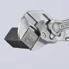 Pince-clé XS pince et clé à la fois chromée 100 mm - KNIPEX | 86 04 100 BK