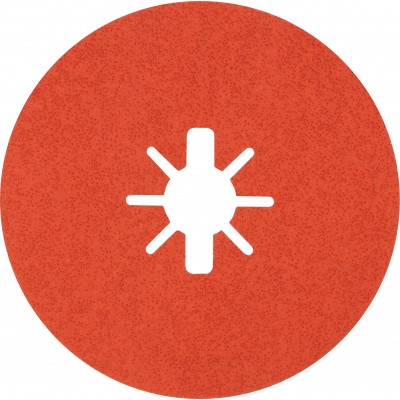 Disque sur fibre céramique X-LOCK Prisma Expert R782 125 mm, 22,23 mm, G 60 - BOSCH | 2 608 621 809