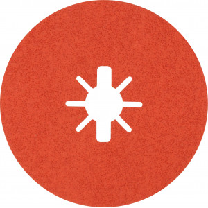 Disque sur fibre céramique X-LOCK Prisma Expert R782 125 mm, 22,23 mm, G 60 - BOSCH | 2 608 621 809