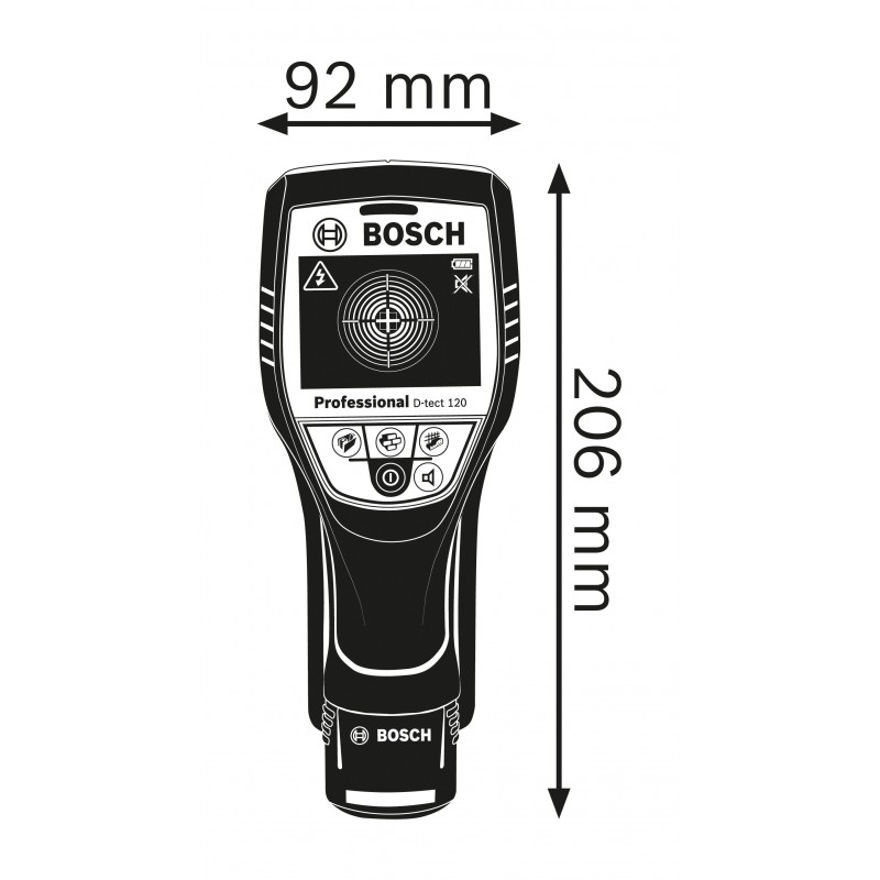 Scanner mural D-Tect 120 L-Boxx - BOSCH | 0 601 081 301