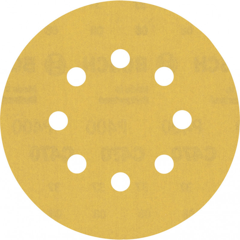 50 Disques abrasifs excentriques bois et peinture C470 EXPERT 125mm 8 trous G400 - BOSCH | 2 608 900 916