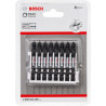 Kit 8 Embouts de vissage qualité Impact double tête 8xPZ2 65mm - BOSCH | 2 608 522 338