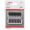 Kit 8 Embouts de vissage qualité Impact double tête 8xT15 65mm - BOSCH | 2 608 522 342