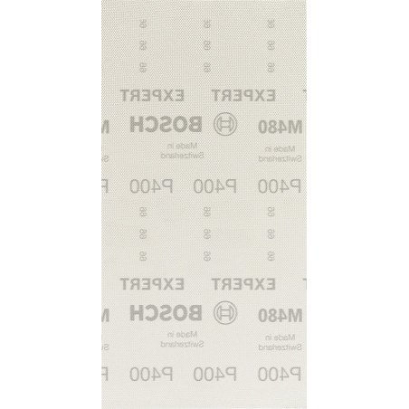 10 feuilles abrasives rectangul. bois et peinture net M480 EXPERT 115X230mm G400 - BOSCH | 2 608 900 769
