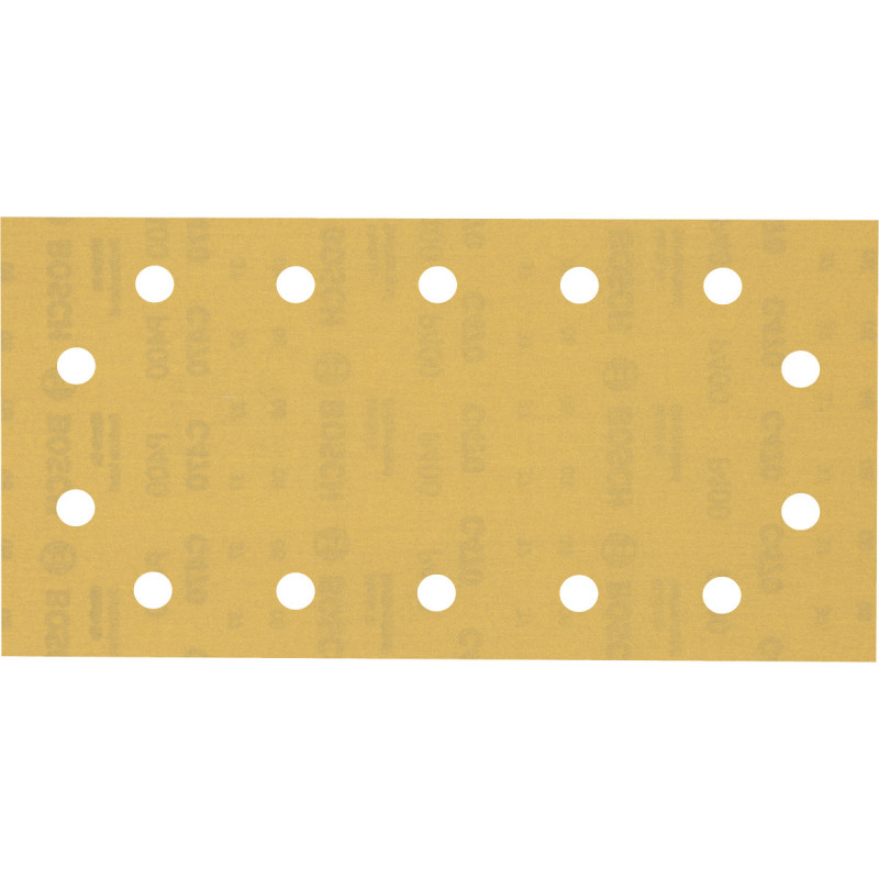 50 feuilles abrasives rectangulaire bois et peinture C470 EXPERT 115x230mm G400 - BOSCH | 2 608 900 950