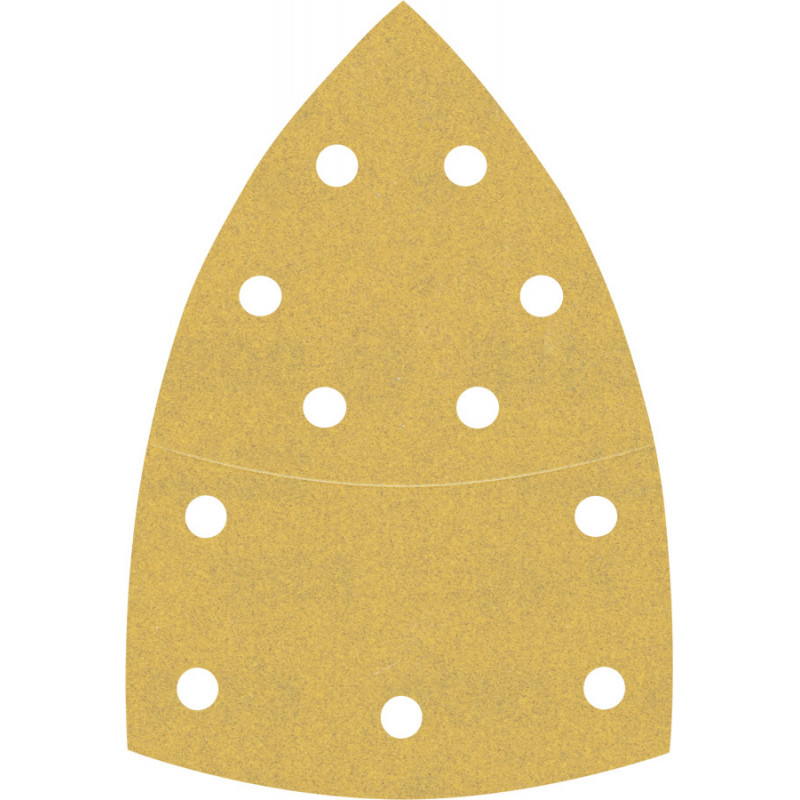 10 Feuilles Abrasives Delta Zirconium Grain 40 - Trend - 93 Mm - Ponçage Bois/Métal