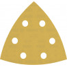 50 feuilles abrasives delta bois et peinture 93mm 6 trous G320 - BOSCH | 2 608 900 933