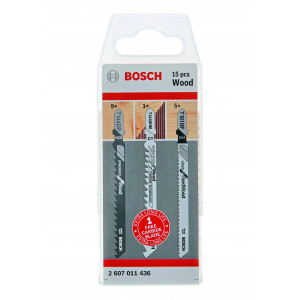 Coffret 14+1 lames scie sauteuse spécial bois - BOSCH | 2 607 011 436
