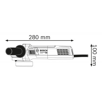 Meuleuse 115 125 mm gws 880 + 2 dd coffret - BOSCH | 0 601 396 00B