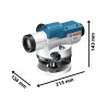 Niveau optique GOL 26 D - BOSCH | 0 601 068 002