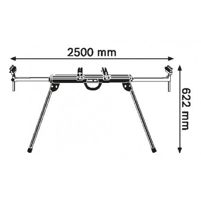 Outil et support de travail gta 250 0 compact carton - BOSCH | 0 601 B12 400