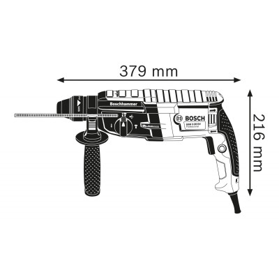Perforateur sds-plus gbh 2-28 l-boxx - BOSCH | 0 611 267 501