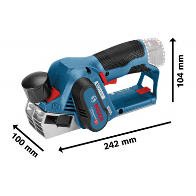 Rabot gho 12v-20 2x3,0ah l-boxx - BOSCH | 0 601 5A7 001