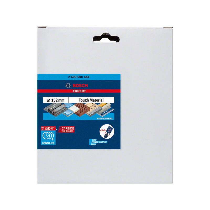 Scie trépan Power Change EXPERT Carbure Endurance Multimatériaux Ø152mm - BOSCH | 2 608 900 444