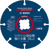 Disque à tronçonner X-LOCK Expert Carbide Multi Wheel 115 mm, 1 mm, 22,23 mm - BOSCH | 2 608 901 192