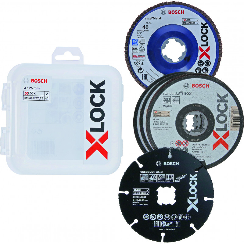 Kit X-LOCK 125mm - BOSCH | 2 608 619 374