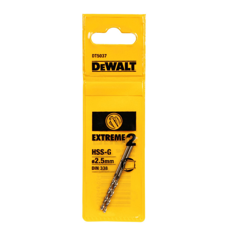 Foret Métal HSSG Extreme 2.5X30X57mm - Dewalt | DT5037