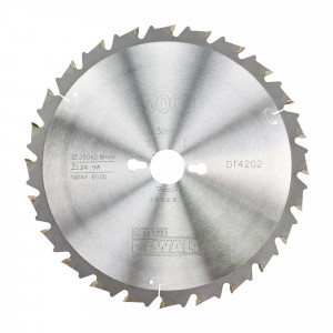 Lame de Scie Radiale 250X30,4mm 24 Dents - Dewalt | DT4202