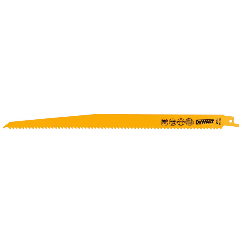 Lame de Scie Sabre Bim Plungepoint Pour La Coupe Du Bois 228mm - Dewalt | DT2350