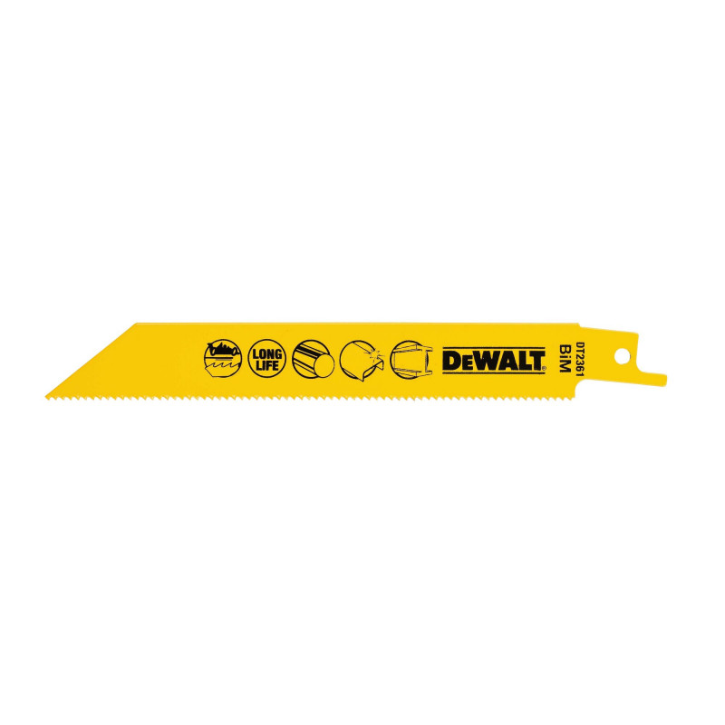 Lame de Scie Sabre Bim Pour La Coupe Du Métal 152mm - Dewalt | DT2361