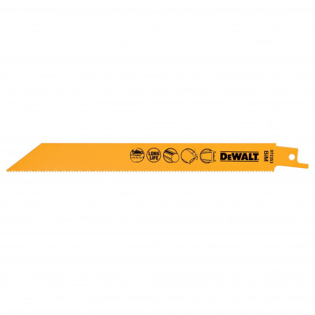 Lame de Scie Sabre Bim Pour La Coupe Du Métal 203mm - Dewalt | DT2353