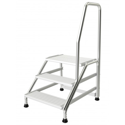 Marchepieds aluminium + kit 1 rampe 3 marches Tubesca-Comabi | 02379853