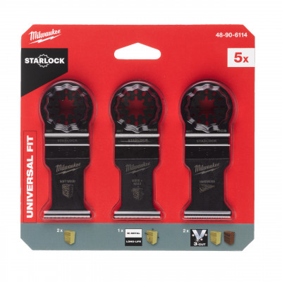SET LAMES MULTI TOOLS BOIS 5 PCS Milwaukee | 48906114
