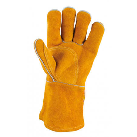 Gants de protection courts en cuir pour soudeur, XXL KS Tools | 985.7037