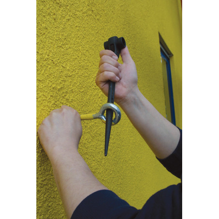 Clé à cliquet à douille réversible spéciale montage échafaudage, 17x19 mm KS Tools | 522.1719